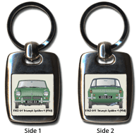 Triumph Spitfire 4 (MkI) 1962-64 (disc wheels) Keyring 5